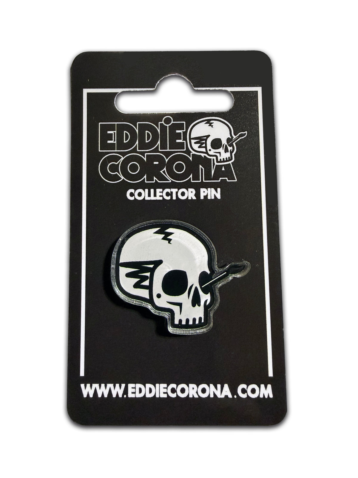 Eddie Corona Skull Collector Pin