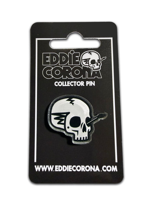 Eddie Corona Skull Collector Pin