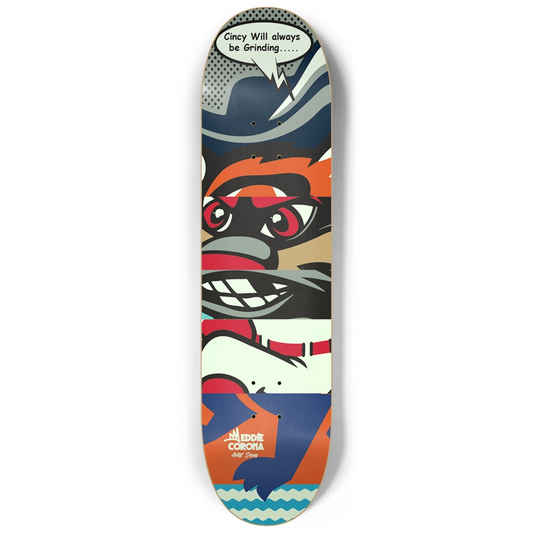 Cincy Mascot Skateboard (Glow-In-The_Dark)